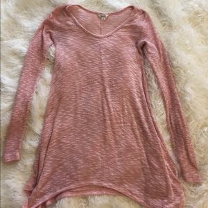 Long sleeve tunic style shirt